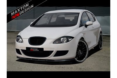 Накладка сплиттер на передний бампер на Seat Leon II